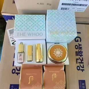 韩国whoo 圣诞后天气丹精华光彩气垫粉底紧密贴合遮盖水润2替换