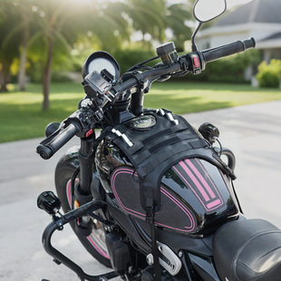 摩托车油箱马甲装备收纳搭配molle系统油箱防划挂载马甲