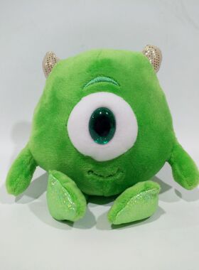 怪兽大学怪物大眼仔麦克·华斯基Mike Wazowski公仔毛绒玩具玩偶