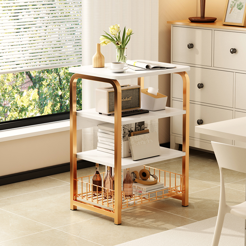 沙发侧边柜边几小茶几客厅收纳小桌子可移动简易床头置物架茶水柜