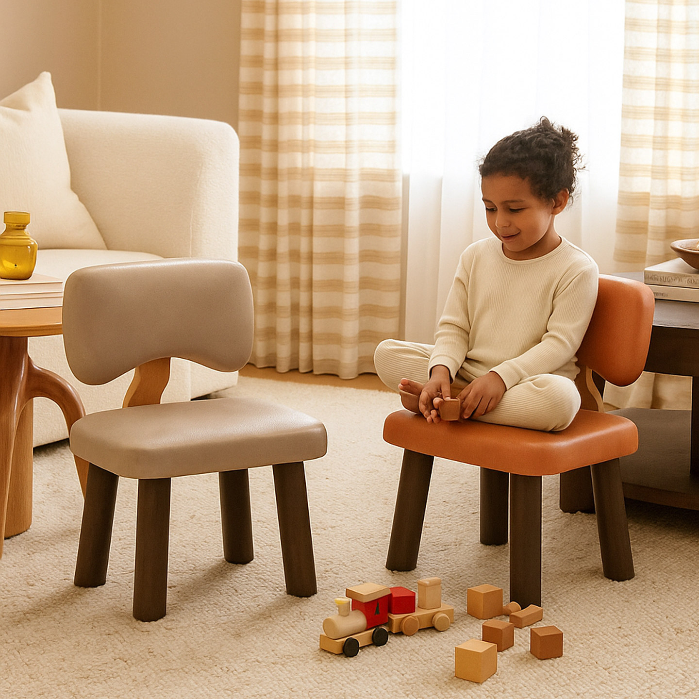 小凳子家用矮凳实木靠背小椅子高级感客厅小板凳简约结实耐用凳子,住宅家具,矮凳,淘宝优惠券,粉丝福利购,淘宝优惠卷