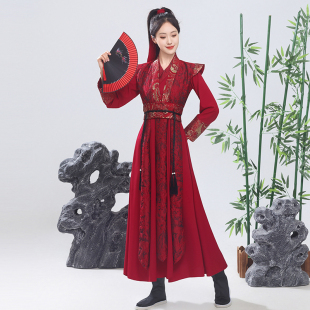 古典长枪舞成人女战服舞蹈服训练服舞衣古装巾帼花木兰表演服演出