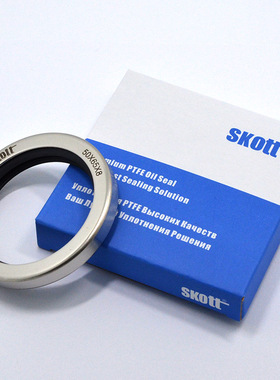 轴径107.95 英国skott进口不锈钢油封单双唇高速轴耐腐蚀铁氟龙密