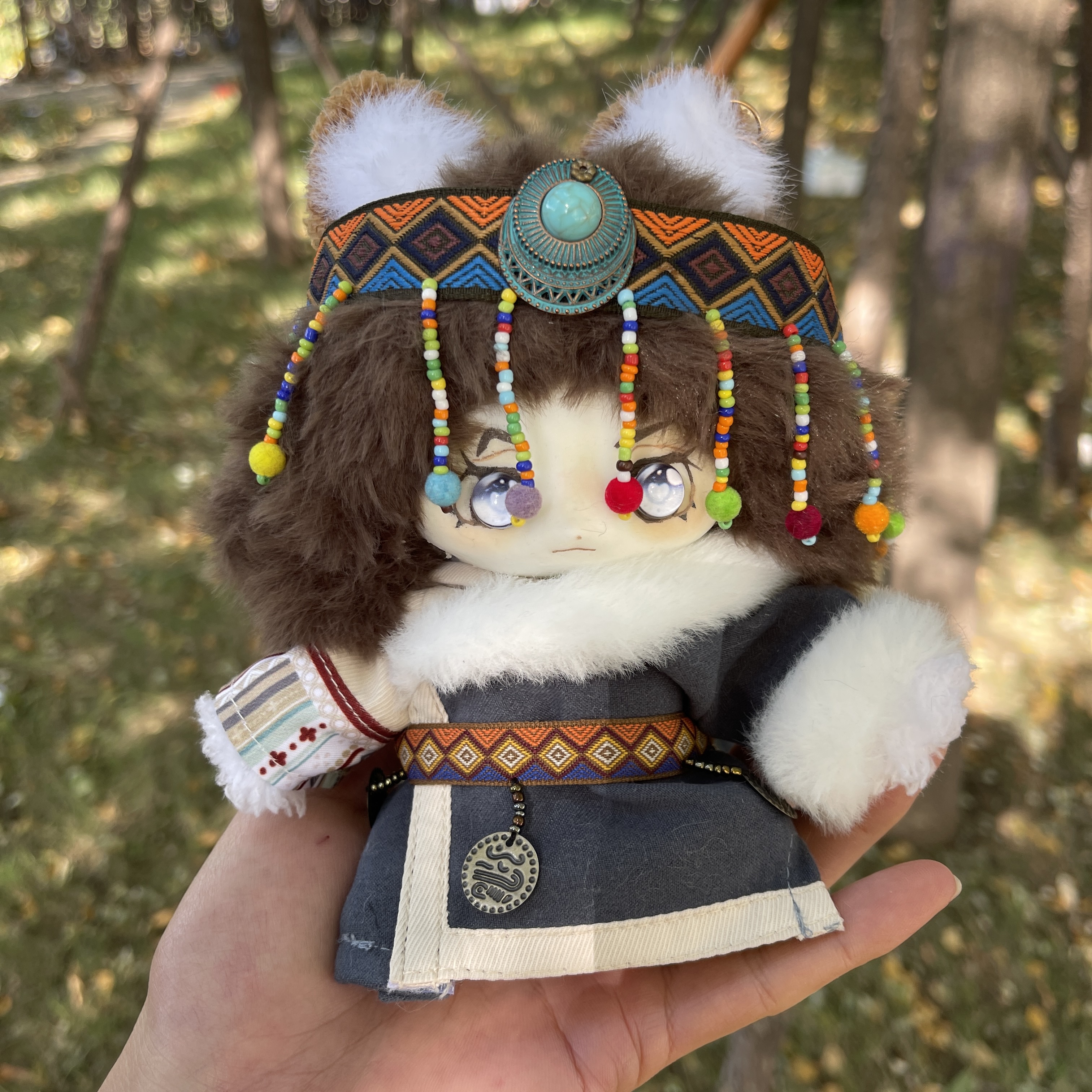 国风娃衣藏族风食品级硅胶捏捏