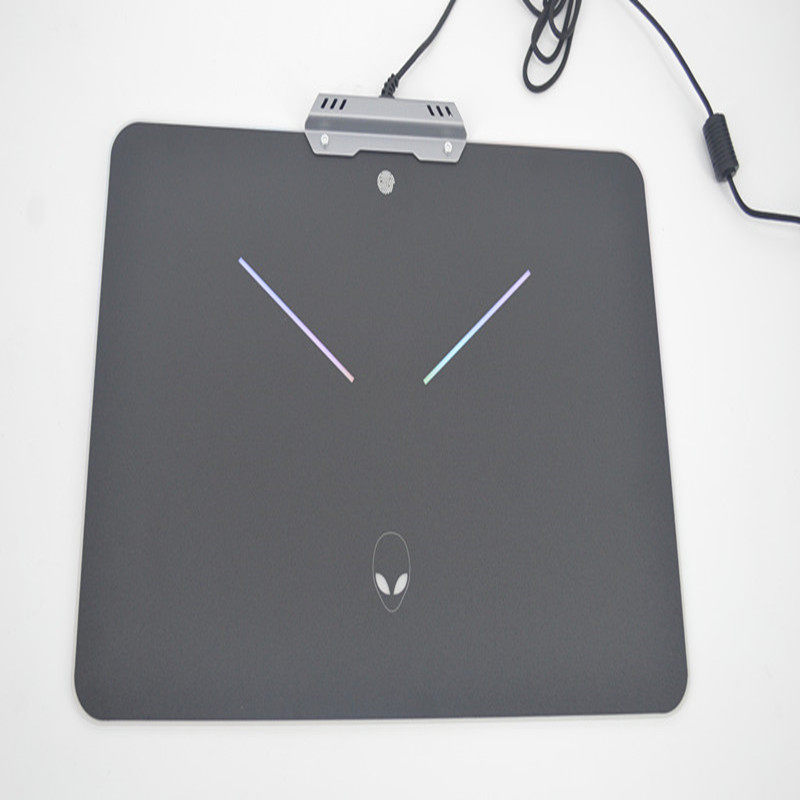 戴尔alienware外星人游戏鼠标垫 全铝合金大号加厚 金属鼠标垫
