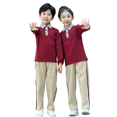 香洲区小学生校服夏秋装纯棉舒适
