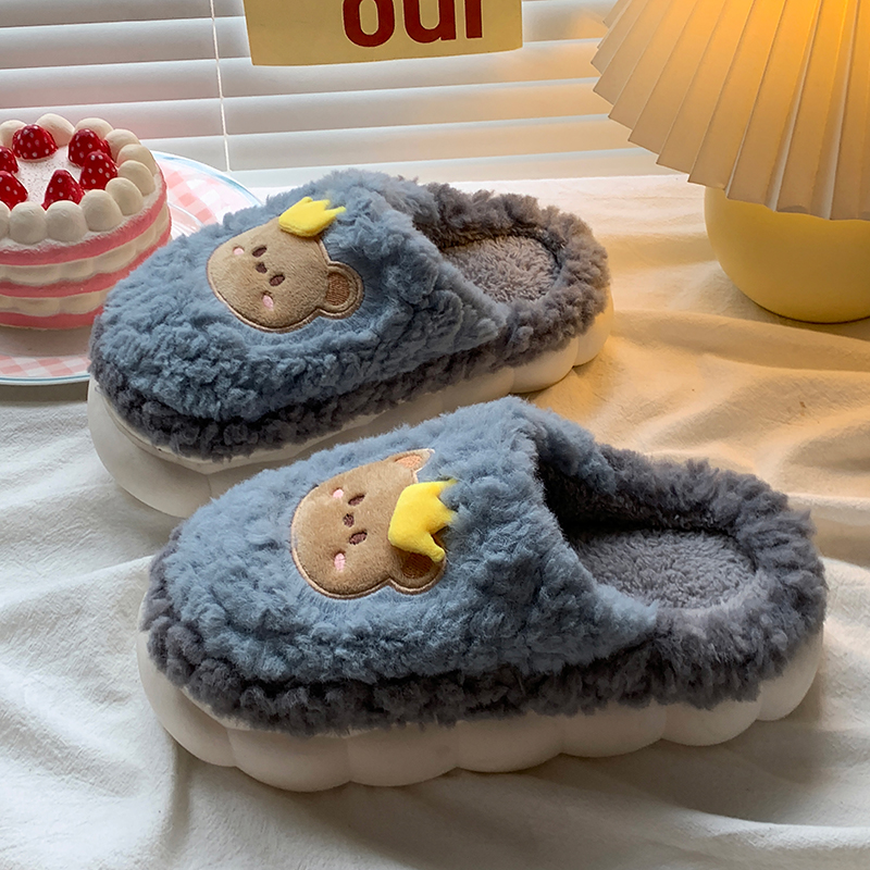 儿童棉拖鞋男童秋冬款