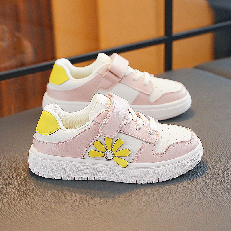 真皮女童板鞋运动鞋儿童休闲鞋