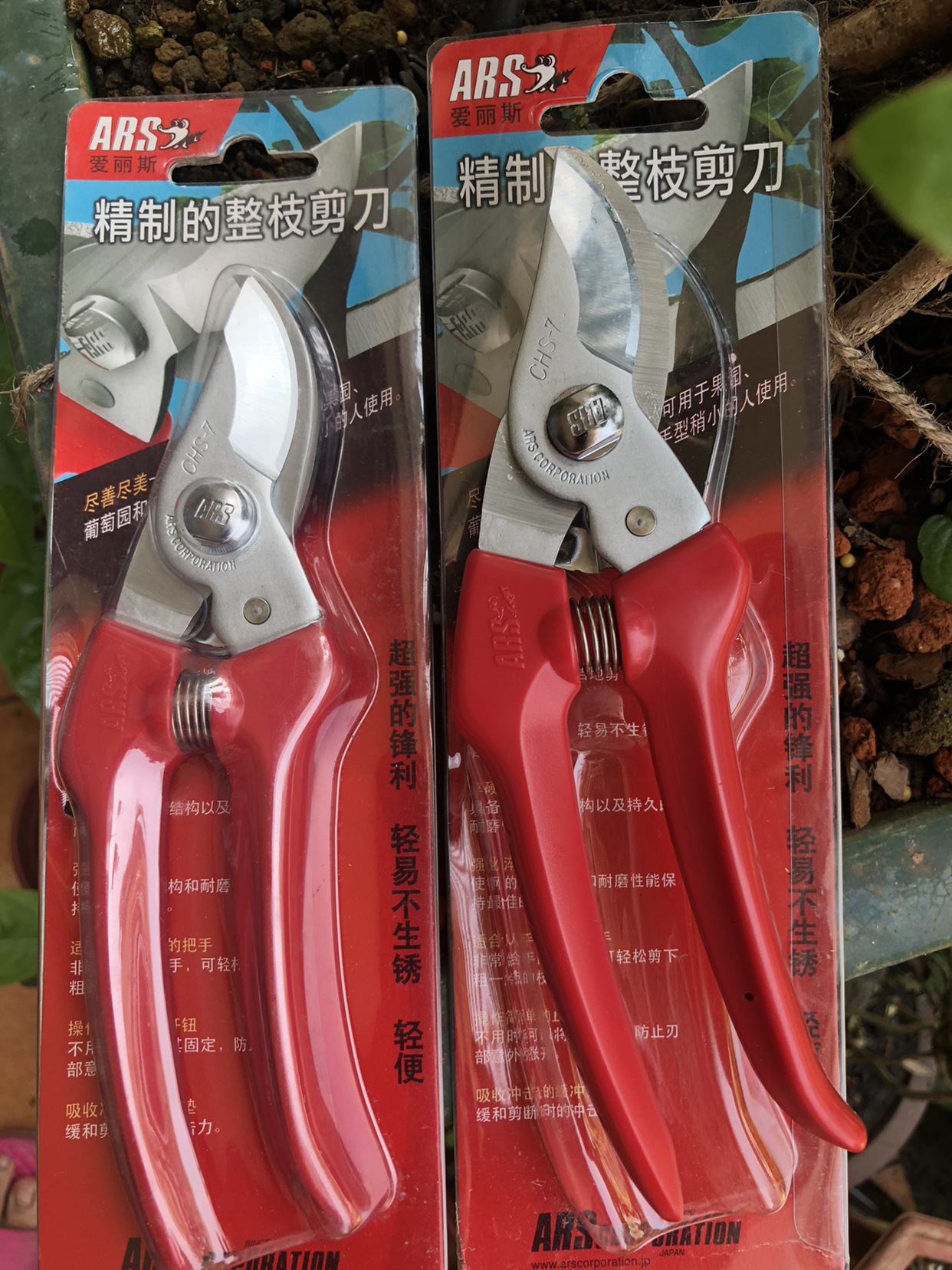 日本进口ARS爱丽斯修枝剪爱丽丝剪枝剪刀果树修剪树枝园艺园林剪