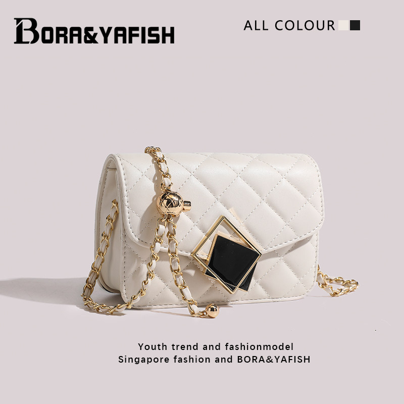 小众斜挎小包包送女友包包2023新款潮百搭菱格金球链条单肩斜挎包,箱包皮具/热销女包/男包,小方包,淘宝优惠券,粉丝福利购,淘宝优惠卷