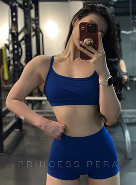 甜梨ktp运动内衣健身背心女健身服训练上衣文胸瑜伽露背健身衣