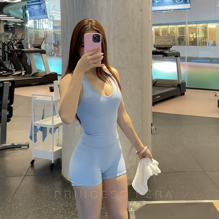 甜梨 CSB交叉镂空运动背心 带胸垫美背交叉瑜伽背心健身衣女