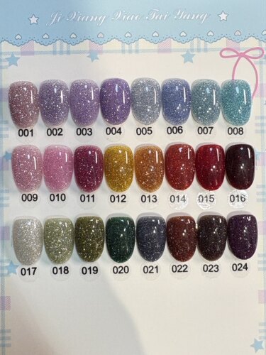 【纯手工制作】燕翎反光碎钻胶春夏蹦迪爆闪彩色碎钻穿戴甲
