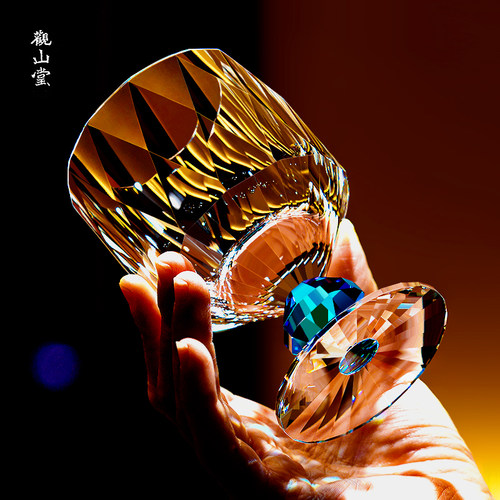 欧式万花筒优质水晶红酒杯礼物杯