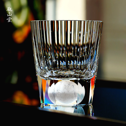 精致打磨水晶杯优质威士忌酒杯