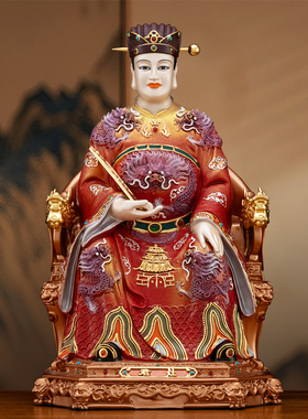 纯铜灶王爷灶君神像家用厨房供奉