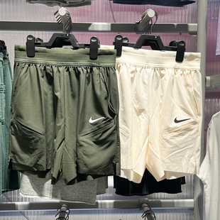耐克男裤2025夏季新款透气时尚运动训练速干短裤 FZ6938-110-355