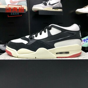 耐克男鞋2025春新款AIR JORDAN 4百搭复古休闲板鞋FQ7939-100-001