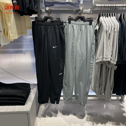 耐克男26夏季跑步训练裤脚拉链裤