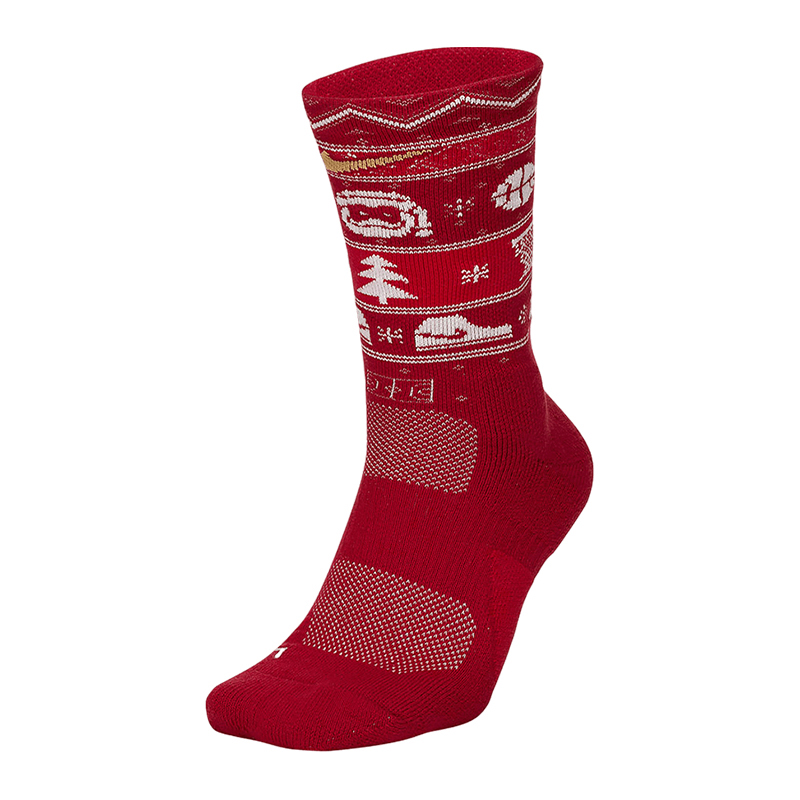 Nike耐克男女同款袜篮球运动训练透气防滑速干中筒袜子SX7866-687