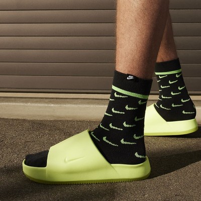 正品Nike耐克男女CALM SLIDE多巴胺休闲健身凉拖鞋夏款FD4116-700