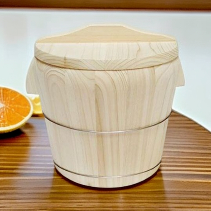 木制蒸笼煮饭小木桶蒸饭专用桶家用木制桶木蒸架木制工具木制器具