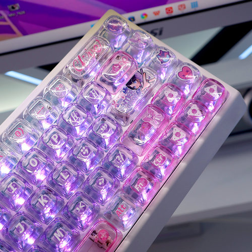 暮蝶2.0主题键帽MOA高度PC透光