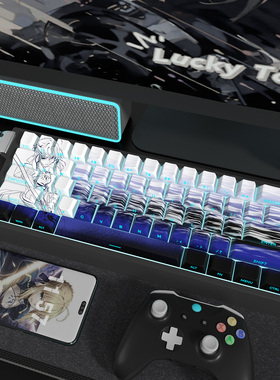 saber主题键帽适配60/64/68磁轴键盘热升华原厂侧刻透光ez63Ace60