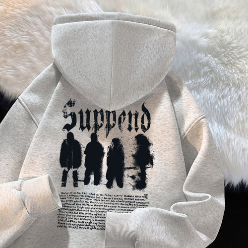 广州十三行外贸美式潮牌连帽外套