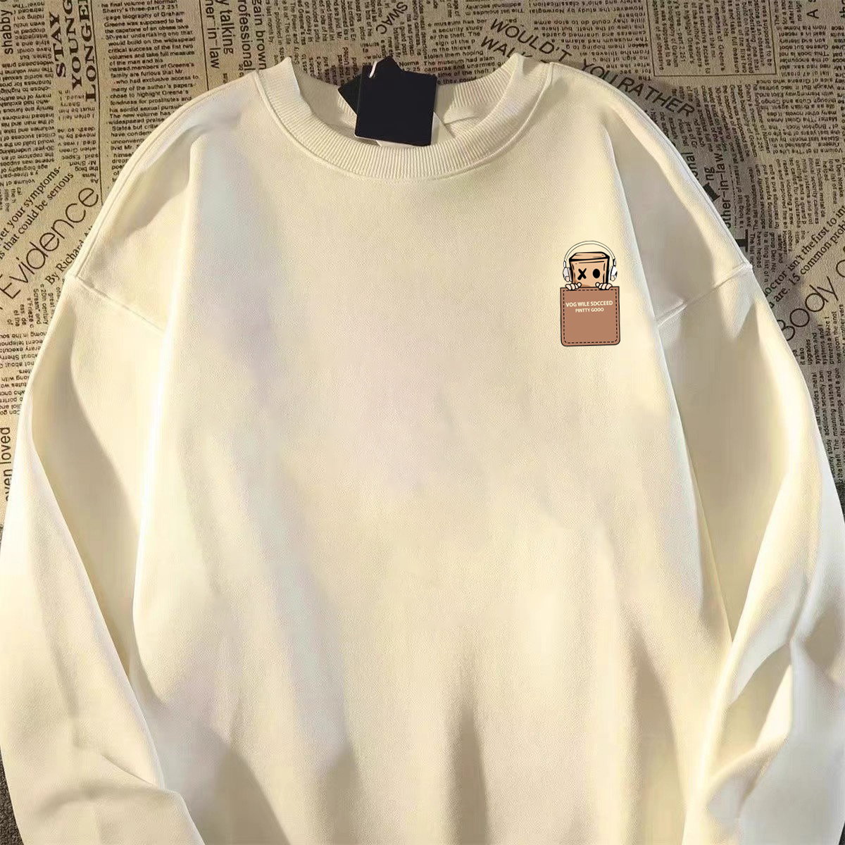 圆领薄款卫衣男女秋冬上衣