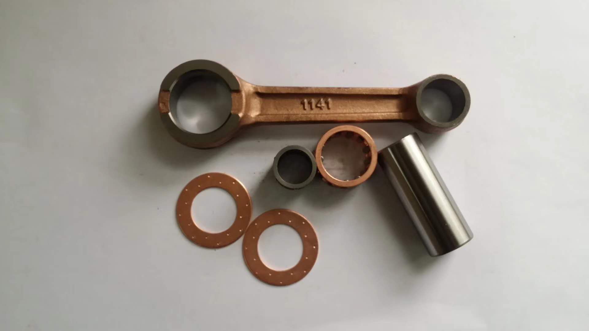 AX100摩托车连杆总成  金城铃木100  曲轴连杆 AX100曲轴连杆总成