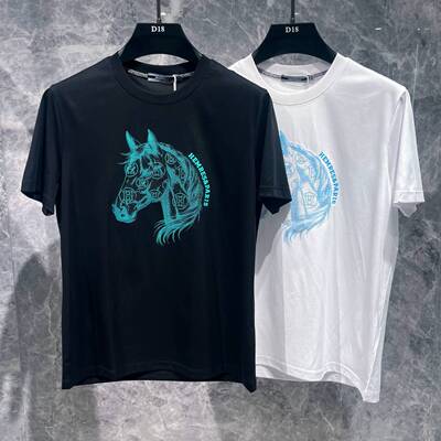 欧货高端夏季男士短袖t恤修身凉T