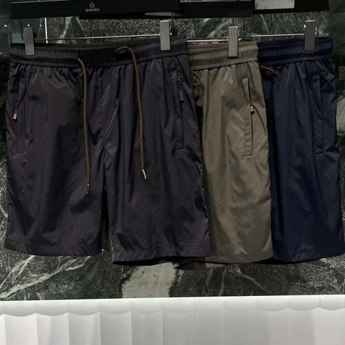 高端夏季男士冰丝休闲五分短裤