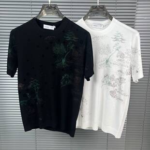 t恤潮流时尚 冰丝短袖 修身 伊力特半袖 凉T 欧洲站夏季 针织打底衫 男士