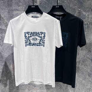 t恤莫代尔潮流时尚 短袖 男士 休闲凉感T 植绒半袖 打底衫 修身 欧货夏季