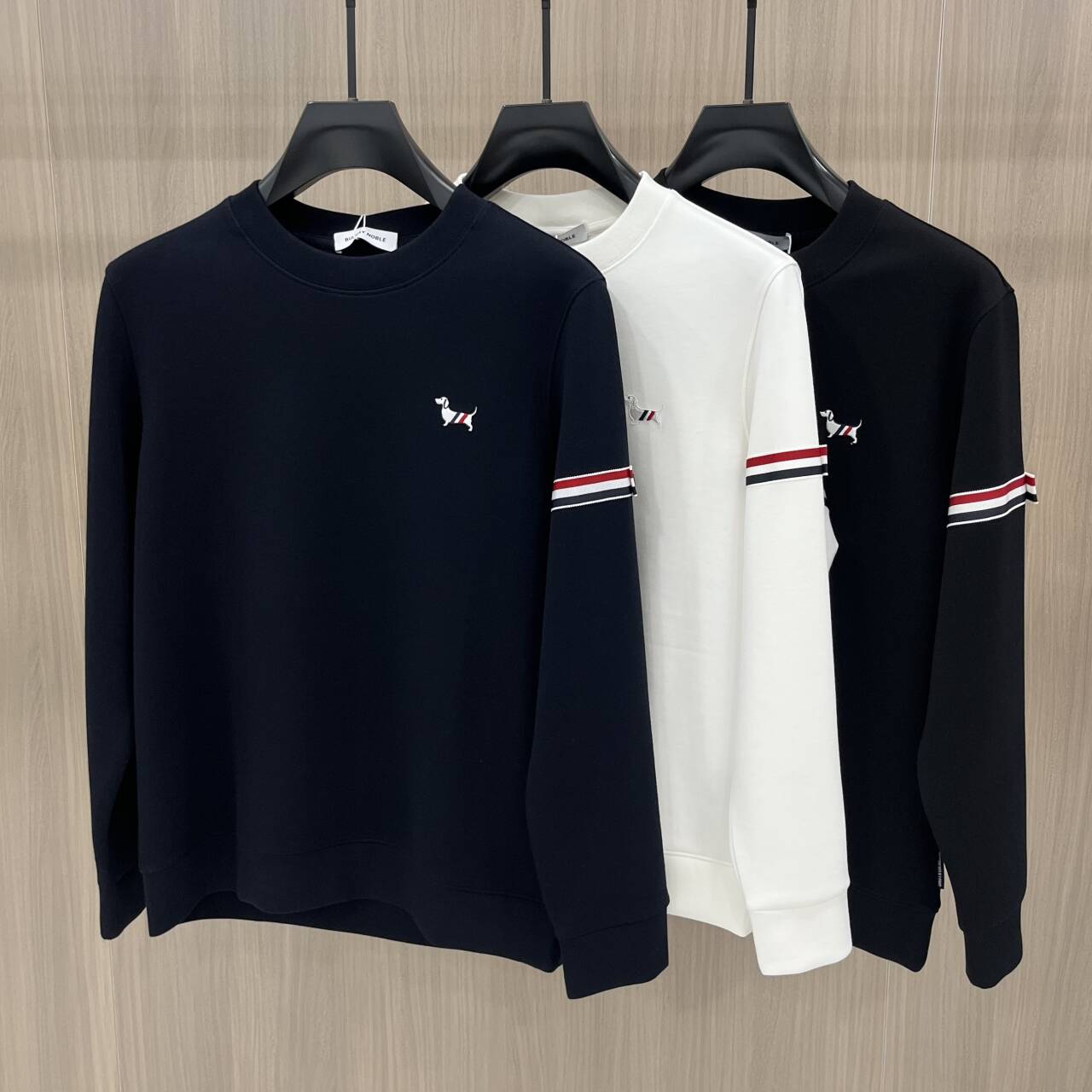 欧货高端男士加绒加厚长袖卫衣