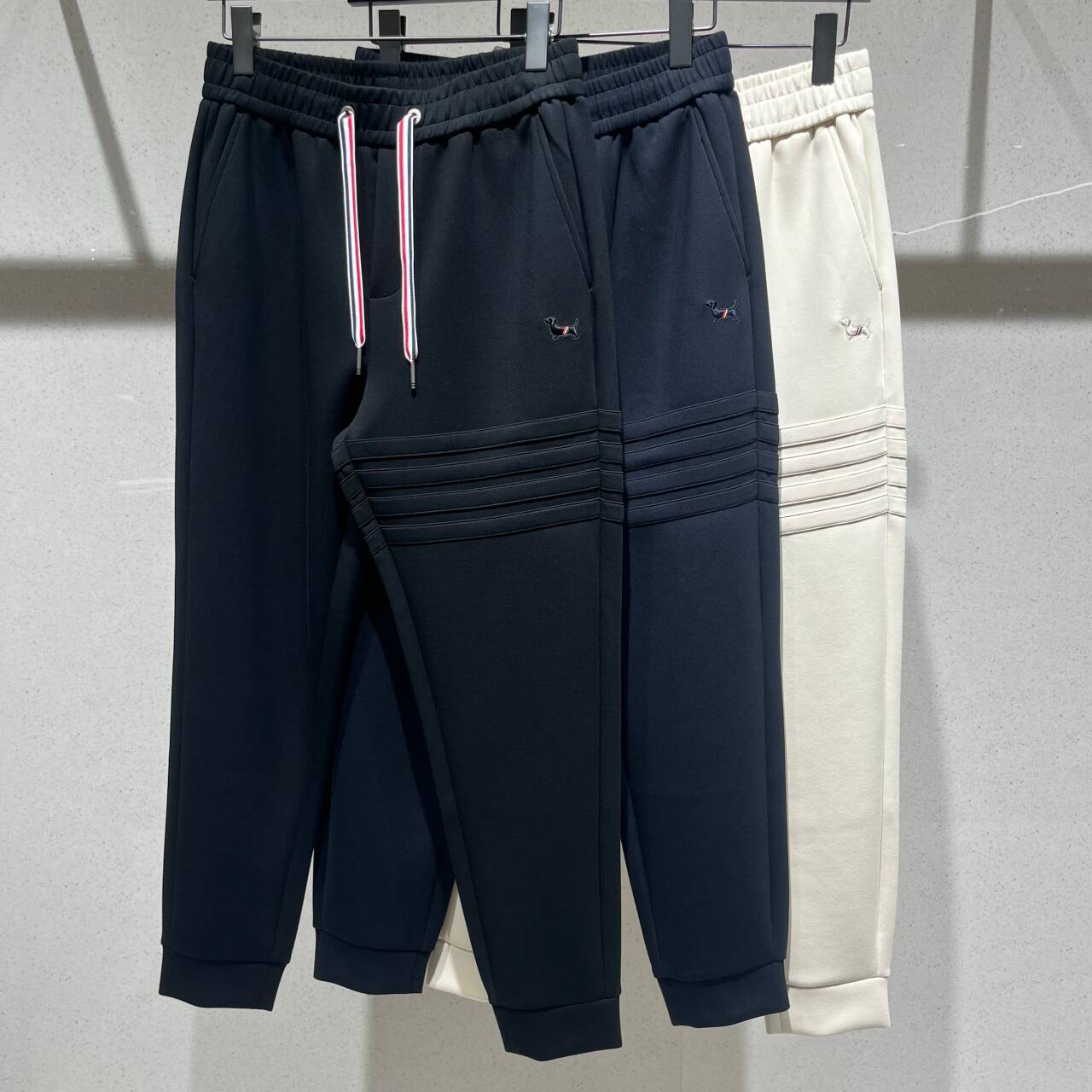 欧货高端秋季男士休闲运动裤修身