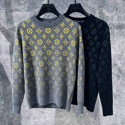 欧货高端秋冬季男士长袖羊毛衫厚