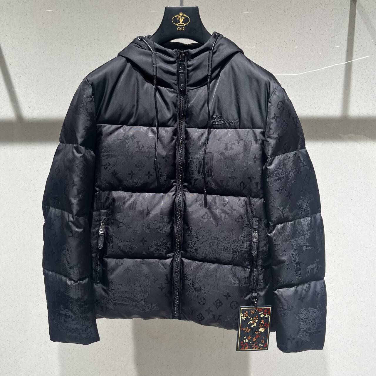 欧货高端冬季男士羽绒服修身连帽