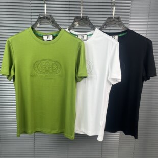 体恤修身 欧洲站夏季 凉T 烫钻小蜜蜂半袖 t恤潮流时尚 男士 冰丝棉短袖