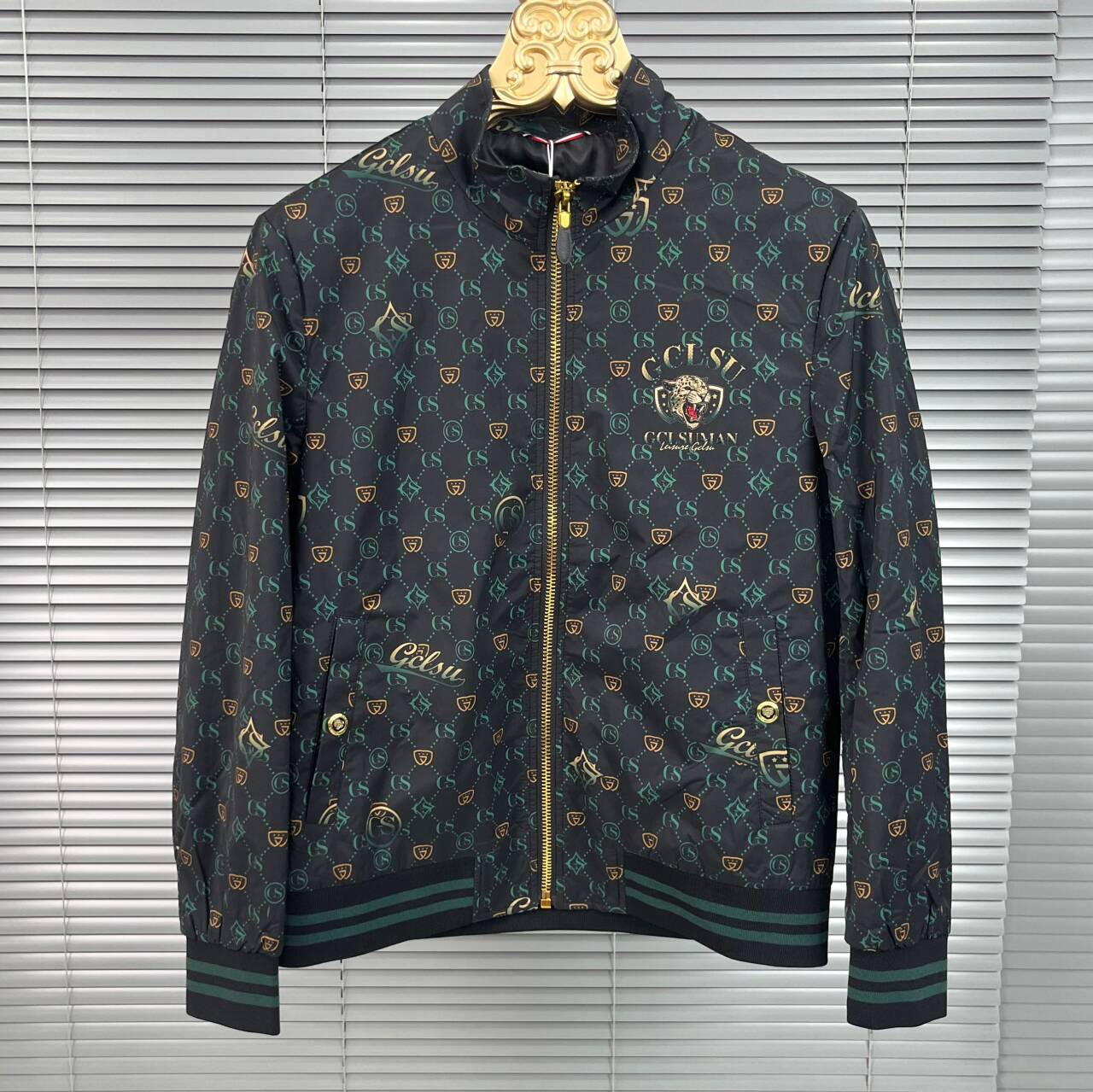 欧洲站秋季男士长袖外套立领夹克