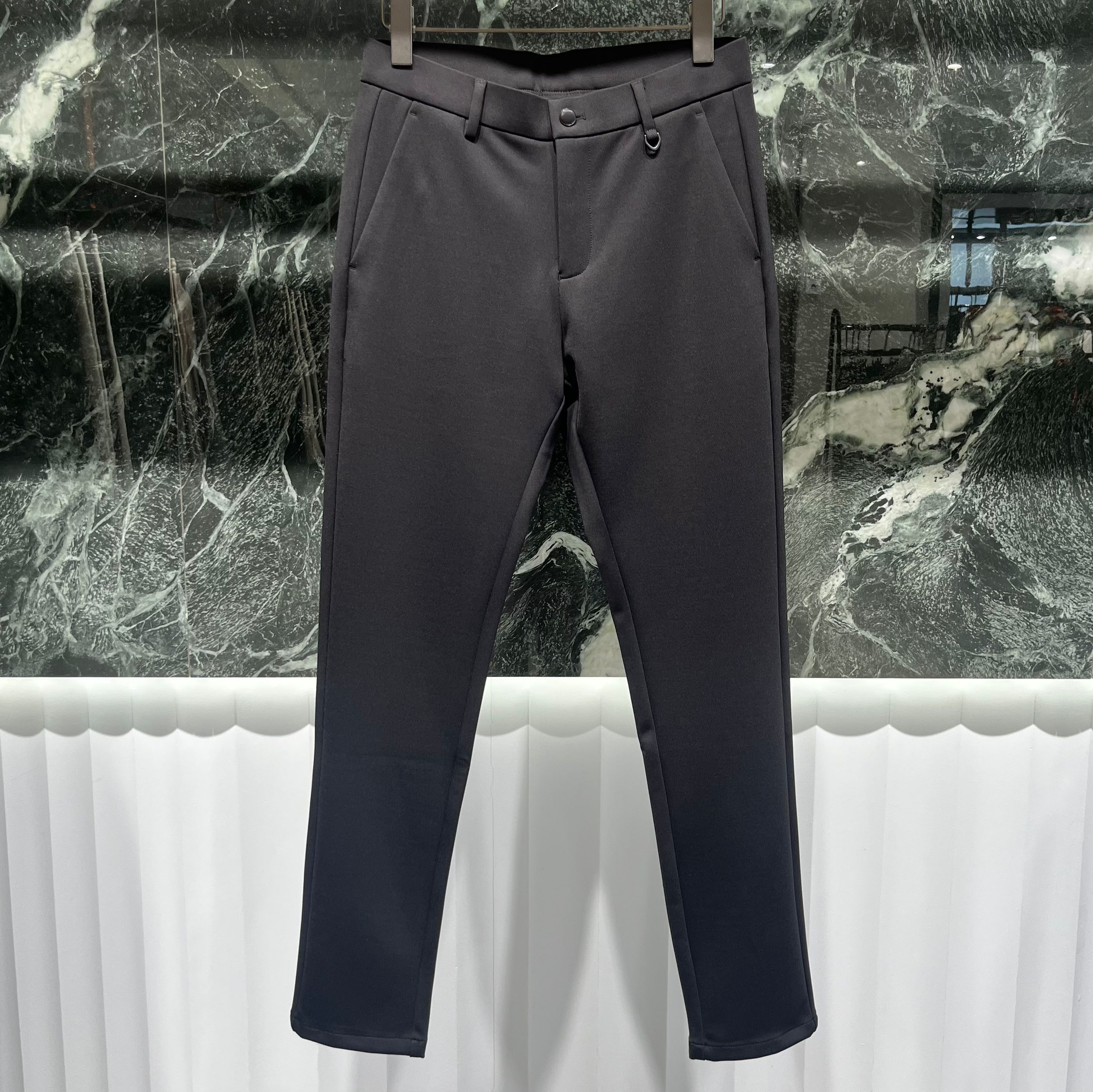 欧货高端秋季男士黑色休闲小西裤