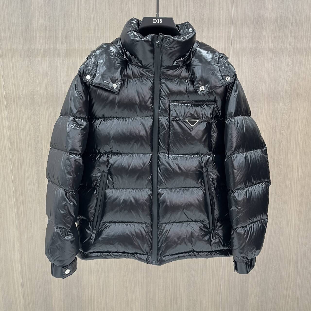 欧货高端冬季男士羽绒服连帽修身