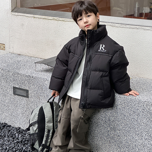 立领宽松加厚冬季 韩版 儿童羽绒服男童 小黄鸭2025新款 VelorDuck