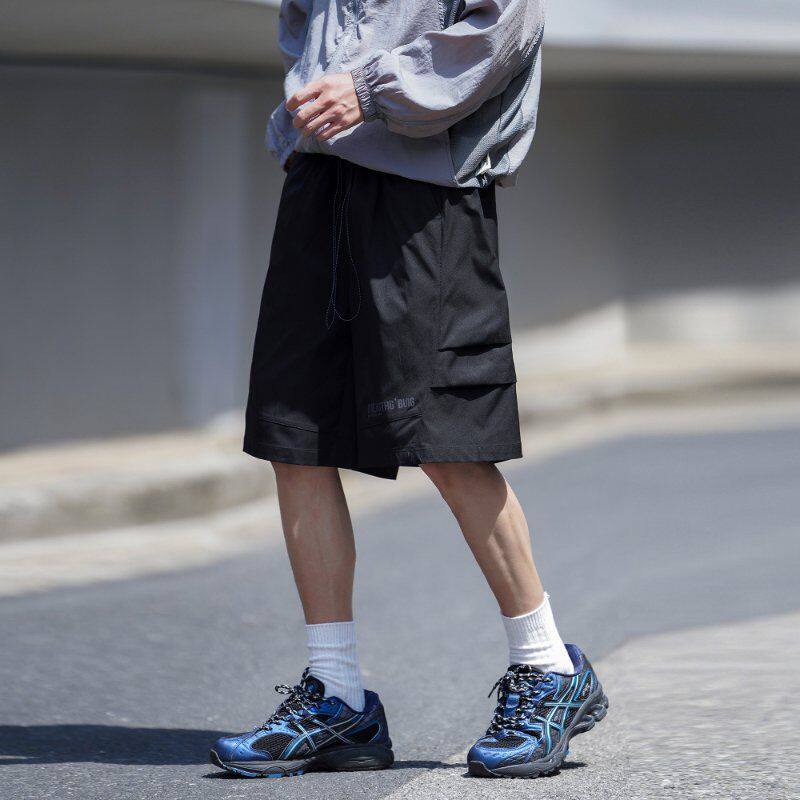 工装休闲短裤男夏季大码新款宽松直筒运动五分裤男生薄款中裤潮流