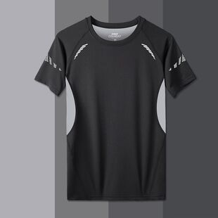 泳装 泳衣男士 青少年成人上衣游泳短袖 男生速干衣冰丝夏季 防晒 男款