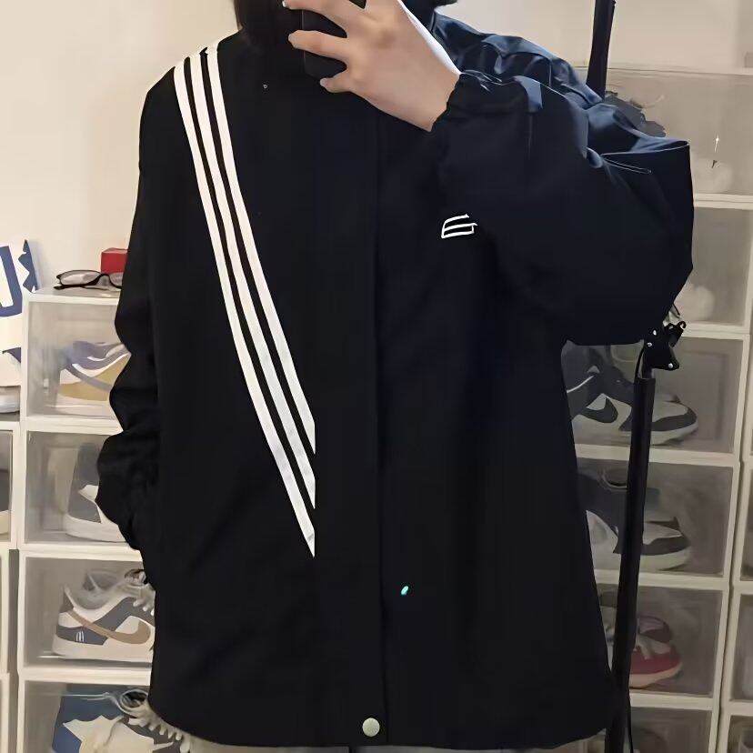 秋冬季夹克男宽松韩版潮流棉衣运动外套棉袄ins百搭学生棒球服潮