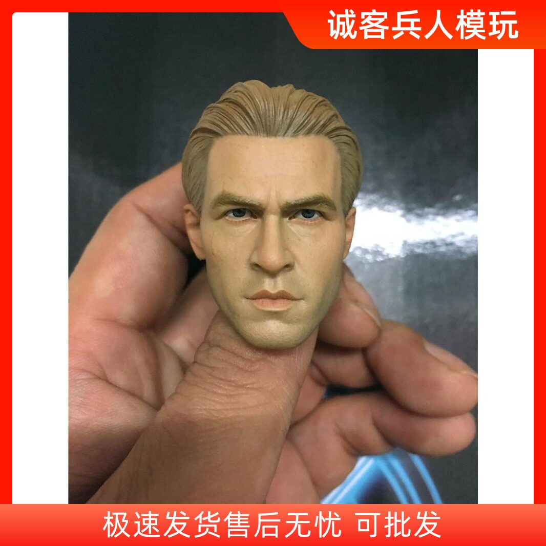 1/6兵人头雕模型 银行劫匪犯罪人员 男 头雕模型现货包邮