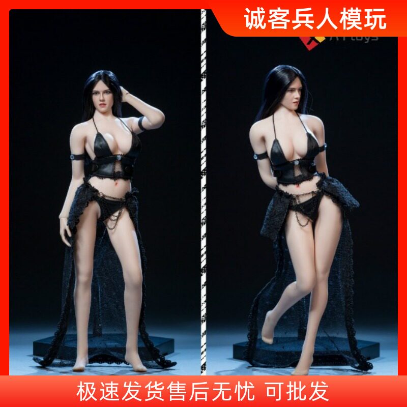 黑色性感女兵人现货中