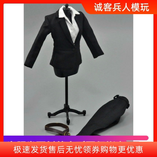 zytoys 1/6兵人女款 黑色职业西装套装 适合PH 岚等素体模型 现货